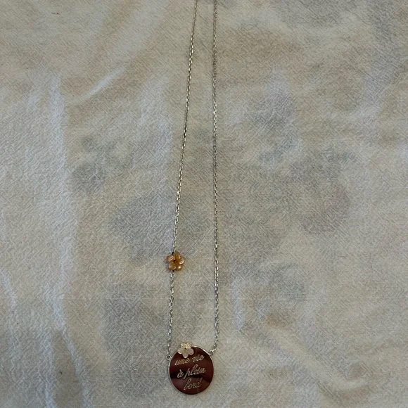 Silver Floral Parisian Necklace - Picture 5 of 5